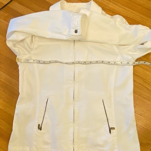 Northern reflections jacket White denim jacket northern reflections medi… - Picture 11 of 12